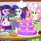 بازی Equestria Cooking Cake پختن کیک دختران اسب سوار