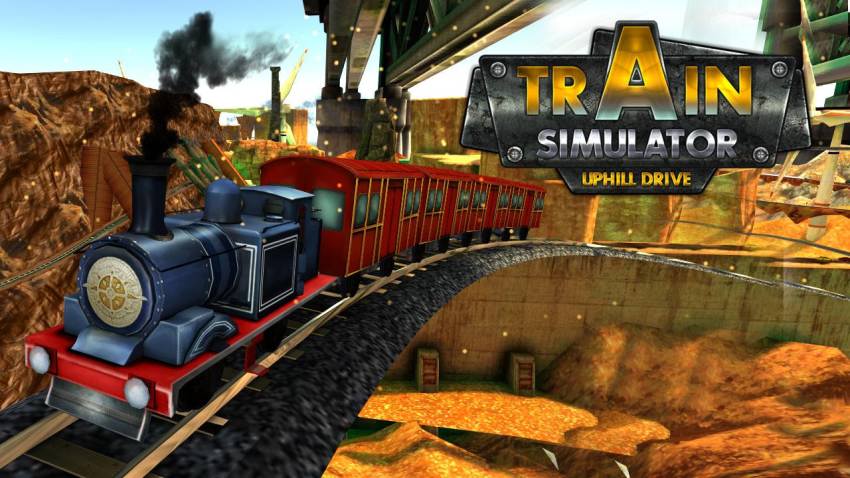 بازی اندروید Train simulator Uphill drive (1)