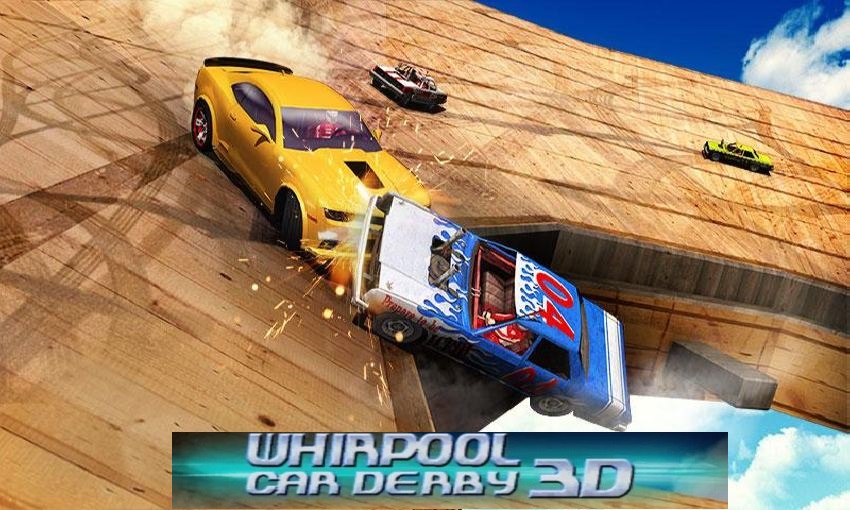 بازی اندروید Whirlpool Car Derby 3D 