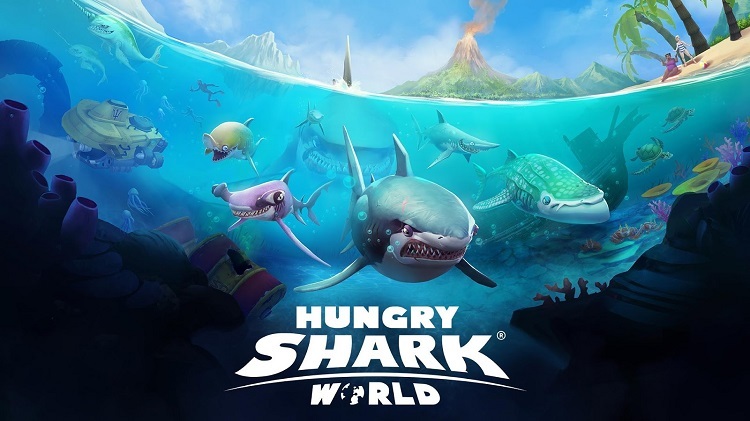 بازی اندروید Hungry Shark World v1.8.2 – بازی کوسه گرسنه جهانی + مود + دیتا