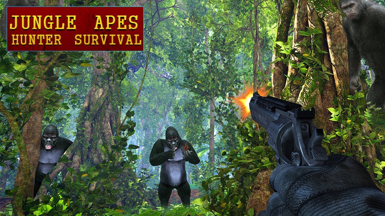 بازی Apes Hunter – Jungle Survival