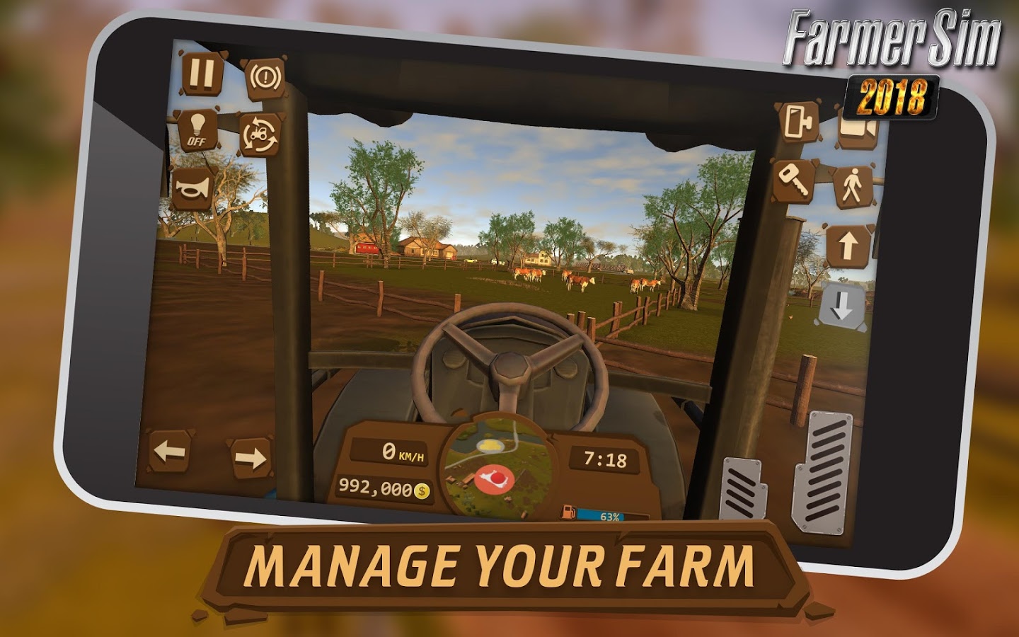 بازی Farmer Sim 2018